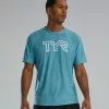 TYR Airtec™ Men's Big Logo Tee - Solid / Heather -TYR Sales t44000 971 main01