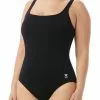 TYR Durafast Elite® Women's Scoop Neck Controlfit Swimsuit - Solid -TYR Sales taqa7a 001 alt05