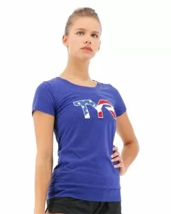 TYR Women's Graphic Tee - Ledecky -TYR Sales tfklu3a 401 alt08