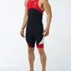 TYR Men's Padded Front-Zip Tri-Suit - Carbon -TYR Sales tmzjb6a 002 alt05 1