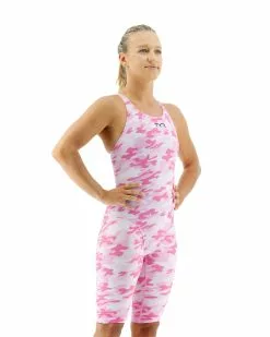 TYR Women’s Thresher Camo Open Back Swimsuit - U12 Compliant -TYR Sales tpcfon6a 667 alt06