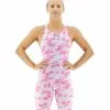 TYR Women’s Thresher Camo Open Back Swimsuit - U12 Compliant -TYR Sales tpcfon6a 667 main01