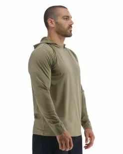 TYR Men's SunDefense Hooded Shirt -TYR Sales tsmlh7a 991 alt06