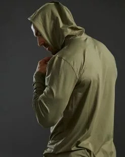 TYR Men's SunDefense Hooded Shirt -TYR Sales tsmlh7a 991 alt10