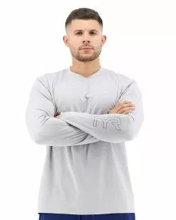 TYR Men's SunDefense Long Sleeve Shirt