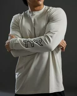 TYR Men's SunDefense Long Sleeve Shirt -TYR Sales tsmls7a 608 alt10