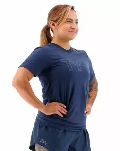 TYR Unisex Big Outline Logo Tee -TYR Sales tyrmrb3af 414 alt06 6