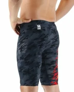 TYR Men’s Venzo™ High-Waist Jammer Swimsuit - Camo Fire -TYR Sales vzcfhw6a 937 alt04
