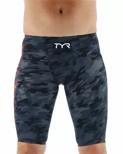 TYR Men’s Venzo™ Jammer Swimsuit - Camo Fire