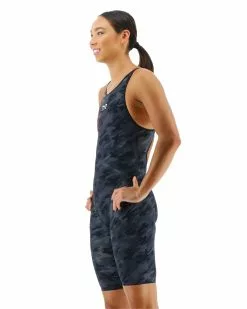TYR Women's Venzo™ Open Back Swimsuit - Camo Fire -TYR Sales vzcfob6a 937 alt06