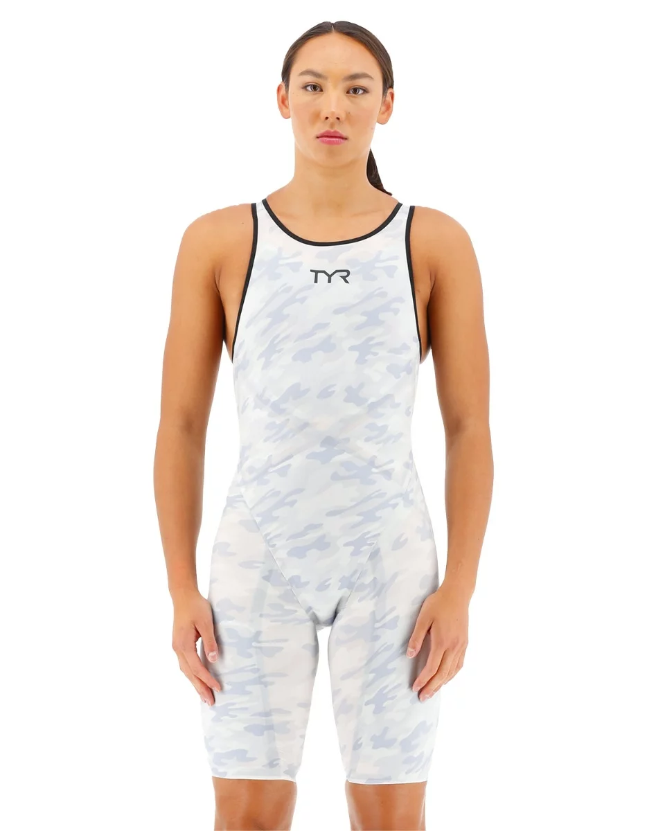 TYR Women's Venzo™ Open Back Swimsuit - Camo 5 TYR Women's Venzo™ Open Back Swimsuit - Camo - Image 3