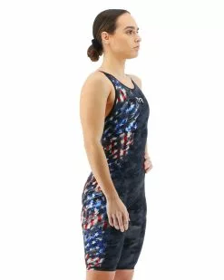 TYR Women's Venzo™ Closed Back - USA Blackout Camo -TYR Sales vzcucb6a 921 alt06