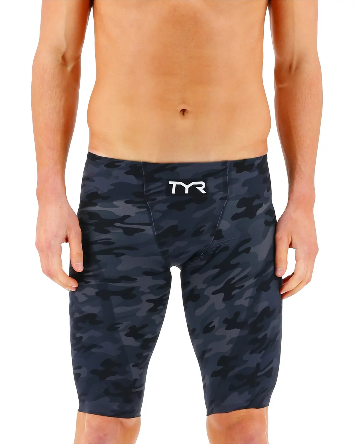 TYR Men's Venzo™ High Jammer - USA Blackout Camo 3 TYR Men's Venzo™ High Jammer - USA Blackout Camo